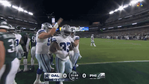 Dallas Cowboys vs Philadelphia Eagles Football Game