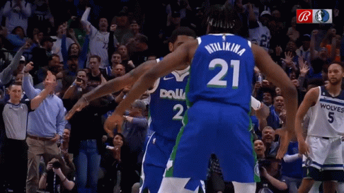 Dallas Mavericks Kyrie Irving Hi Five GIF