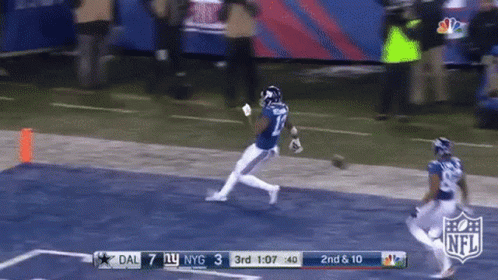 Dallas vs New York Giants Football Game