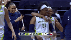 Dallas Wings Buzzer Beater GIF