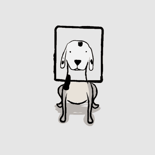 Dalmatian Cute Wink GIF