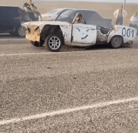 Damaged Car 001