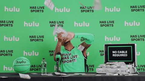 Damian Lillard Money Dance Hulu Sports GIF
