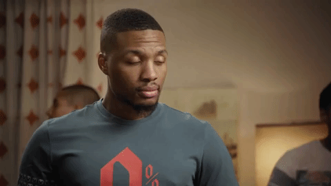 Damian Lillard Staring GIF