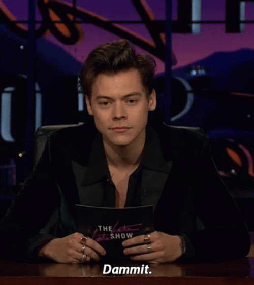 Dammit Harry Styles Smiling GIF