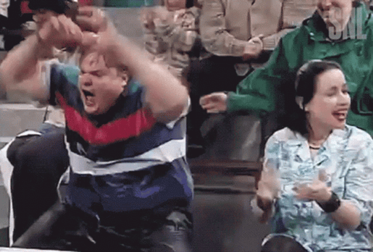 Dammit Pumped Up Chris Farley GIF