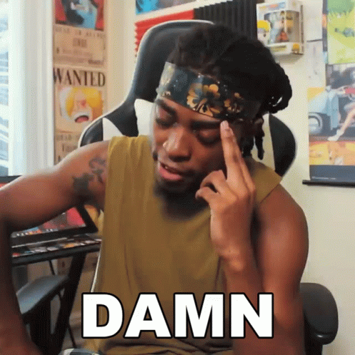 Damn Damn Damn Dismayed Black Mastadonte GIF