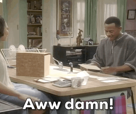 Damn Damn Damn Martin Lawrence Flustered GIF