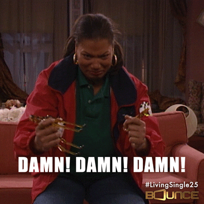 Damn Damn Damn Queen Latifah Screaming GIF