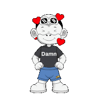 Damn Damn Zhot Jr Sticker GIF