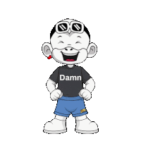Damn Damn Zhot Jr Sticker GIF