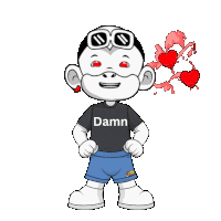 Damn Damn Zhot Jr Sticker GIF