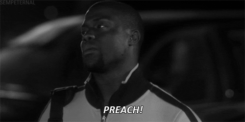 Damn Preach Man Kevin Hart GIF