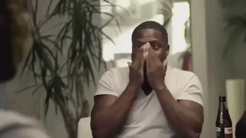 Damn Reaction Kevin Hart GIF
