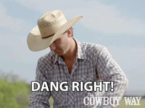 Damn Right Cody Harris Cowboy Way GIF
