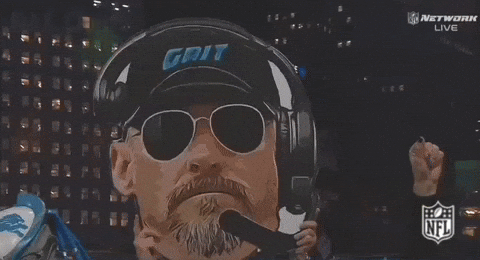 Dan Campbell Coach Grit Live GIF