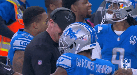 Dan Campbell Coach Happy GIF