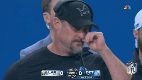 Dan Campbell Eyes Wink GIF