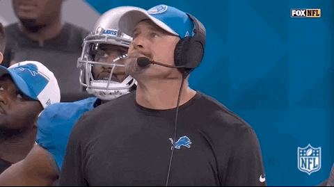 Dan Campbell Heading Down To Sad Town GIF