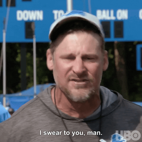 Dan Campbell I Swear To You Man GIF