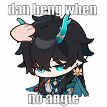Dan Heng Cartoon Without Angie