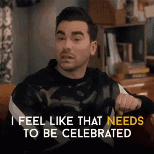 Dan Levy Celebrate Meme GIF