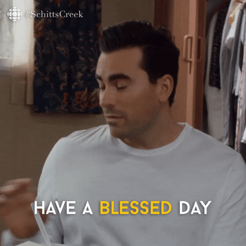 Dan Levy Have A Blessed Day GIF