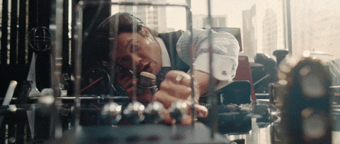 Dan Reynolds Looking At Pendulum GIF