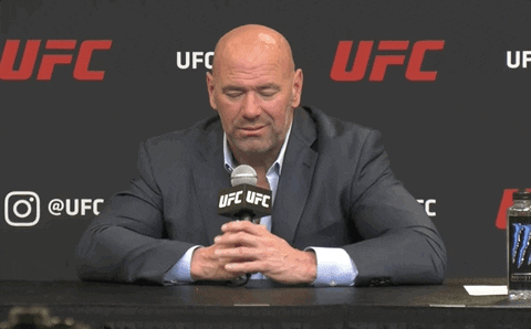 Dana White Hold Up Smiling GIF