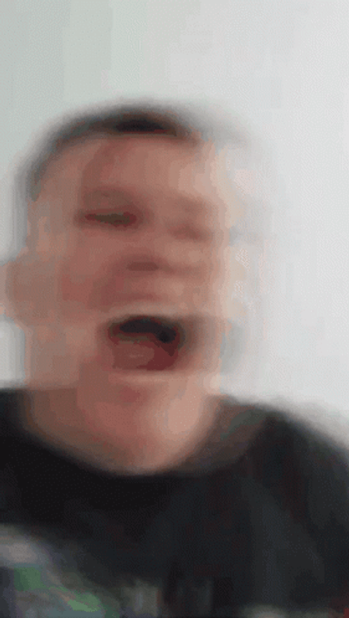 Danbanbam Eating Cake Using Hand GIF