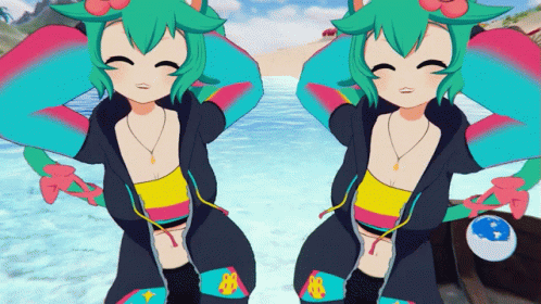 Dance Anime Rosedoodle Beepu GIF