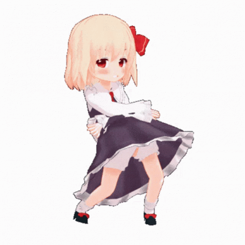 Dance Anime Little Rumia Swagging GIF