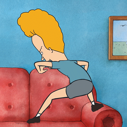 Dance Anime Beavis And Butthead GIF