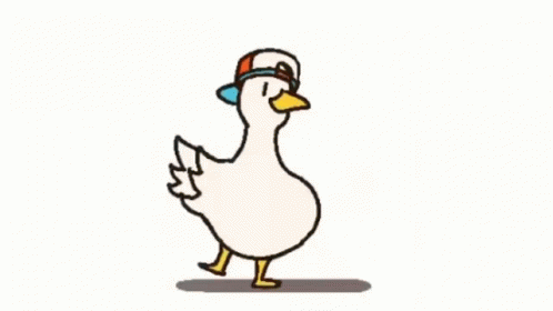 Dance Meme Cool Animated Duck GIF