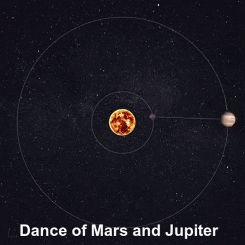 Dance Of Mars And Jupiter GIF