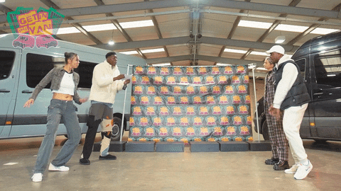 Dance Off Between Man And Woman GIF