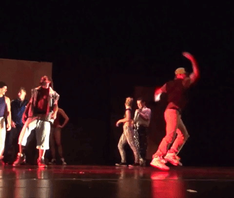 Dance Off On Stage GIF