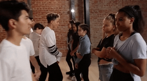 Dance Off With Guys Showcasing Skills GIF