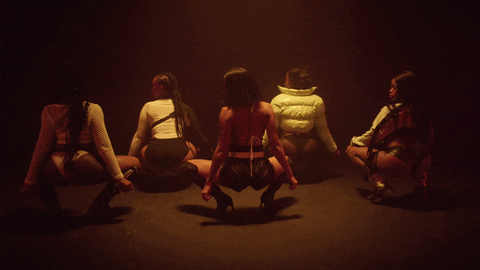 Dancehall Sexy Ladies Dancing Low GIF