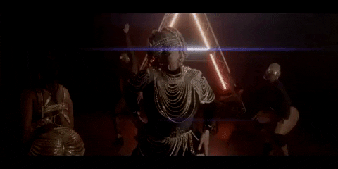 Dancehall Techno Dancing Laser Lights GIF