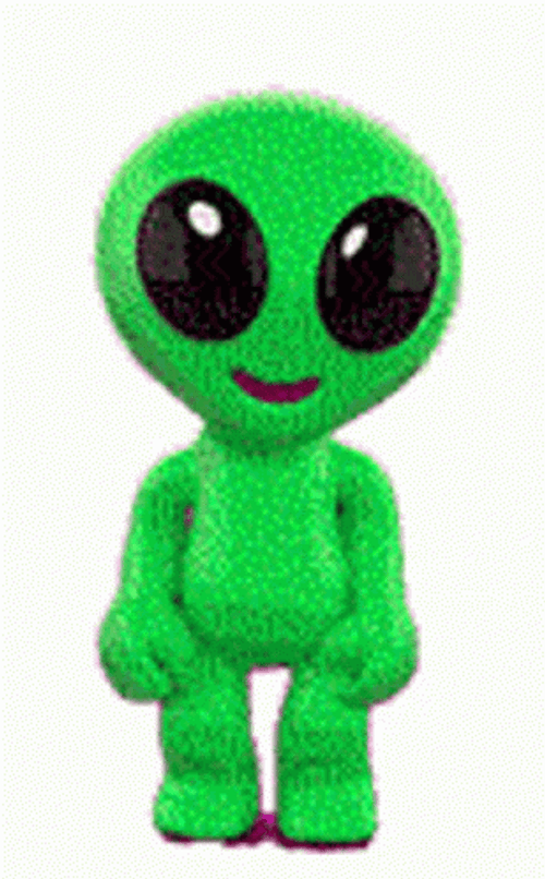 Dancing Alien 309 X 498 Gif GIF