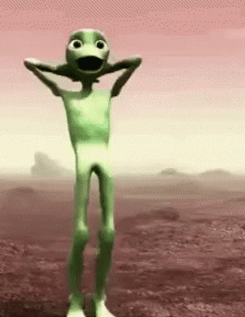 Dancing Alien Twerking GIF