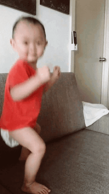 Dancing Baby Cute Funny Bounce GIF