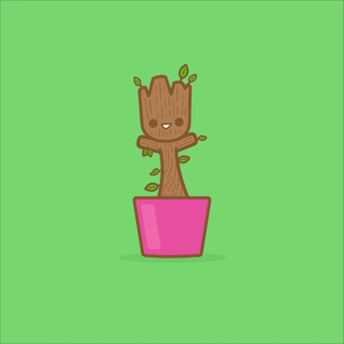 Dancing Baby Groot Cute Drawing GIF