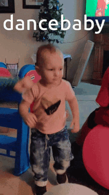Dancing Baby Happy Bounce Dance GIF