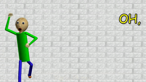 Dancing Baldi Basics Oh Hi There GIF