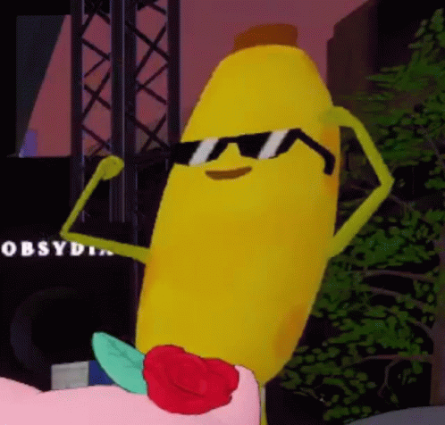 Dancing Banana On A Summer Meme GIF