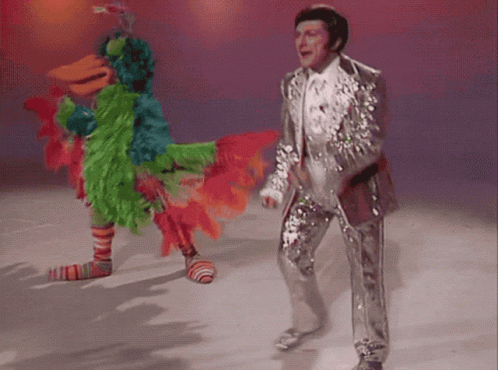 Dancing Bird Abelardo Muppet Show GIF