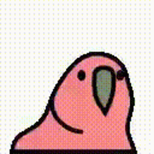 Dancing Bird Fast Neon Animation GIF