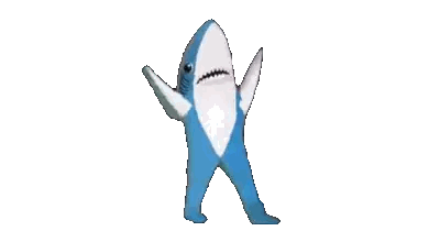 Dancing Blue Stuffed Shark